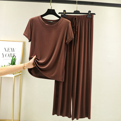 Conjunto de Casa Cómodo Estilo Coreano Talla Grande Mujer - Image 5
