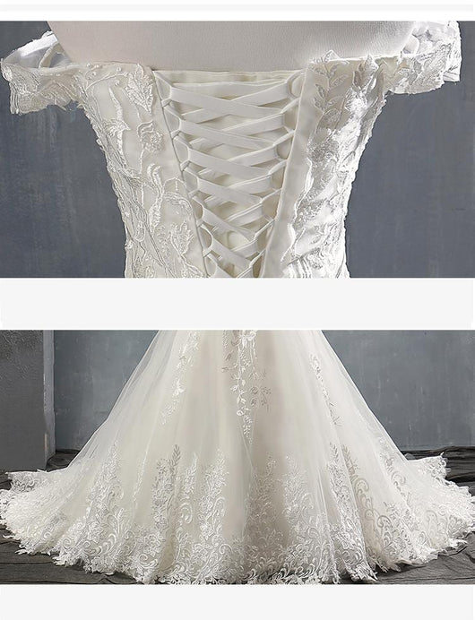 Vestido de Novia Sirena con Cola de Encaje - Image 13