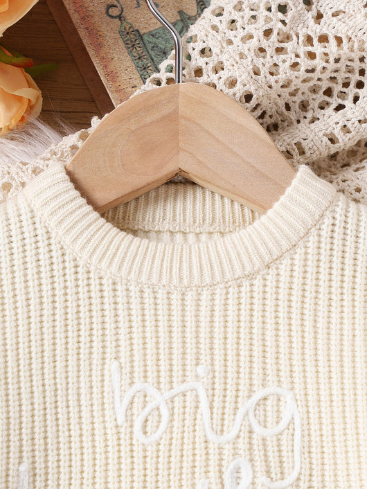 Sudadera Cuello Redondo con Bordado de Letras - Estilo Casual Moderno - Image 9