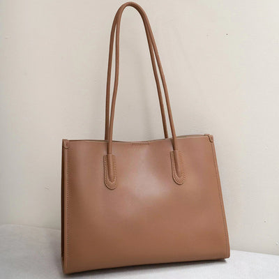 Bolso Tote de Cuero Genuino para Mujer - Bolsa Commuter de Gran Capacidad - Image 5