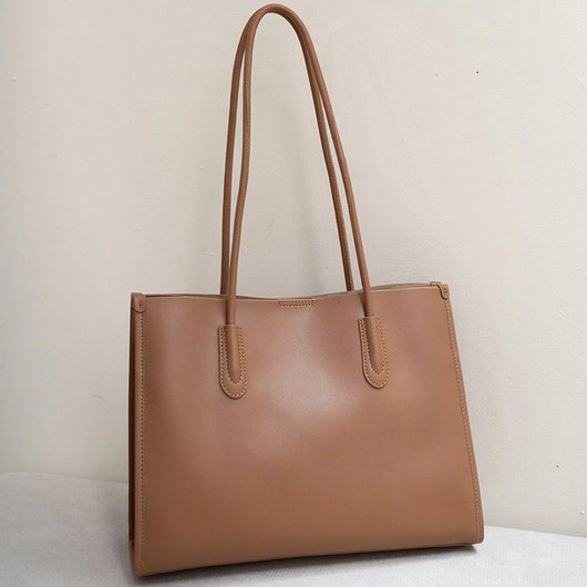 Bolso Tote de Cuero Genuino para Mujer - Bolsa Commuter de Gran Capacidad - Image 5