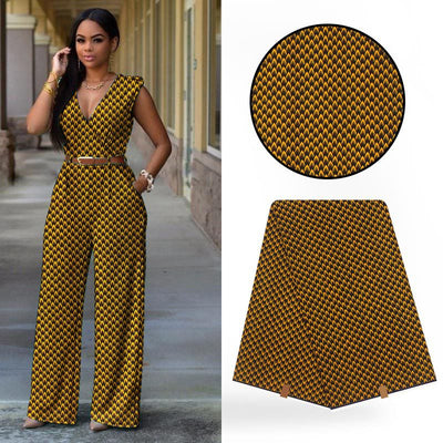 Tela de Algodón Batik Africano con Estampado Suave - Image 5