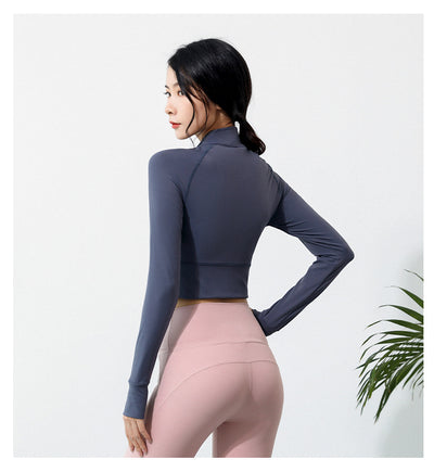 Blusa Ajustada de Manga Larga para Yoga y Running - Image 16