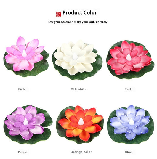 Lámpara Nocturna LED Flotante con Loto Acuático e Inducción por Movimiento - Image 20