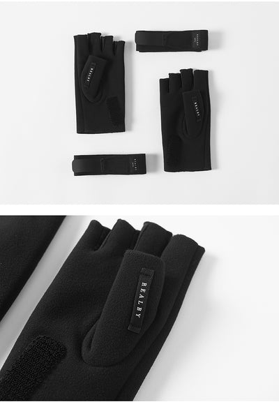 Guantes de Entrenamiento Medio Dedo con Muñequera Integrada para Boxeo y Fitness - Image 17