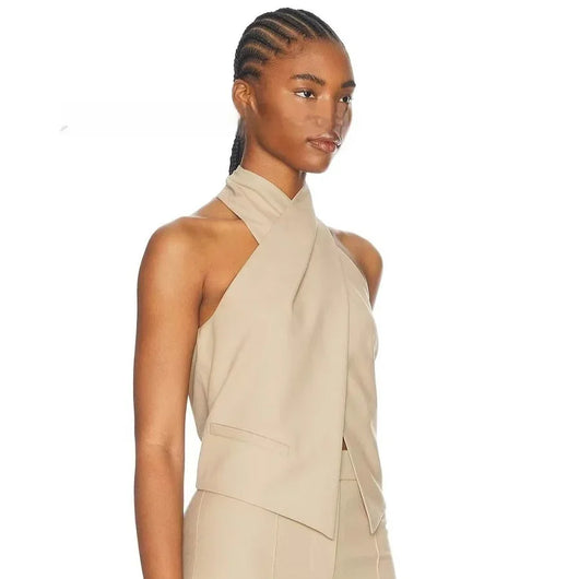 Chaleco Diseño Minimalista sin Mangas para Mujer