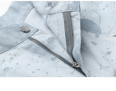 Pantalón Recto Cintura Alta Pierna Ancha para Mujer - Image 8