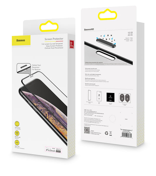 Protector de Pantalla Curvo 0.3mm Anti Polvo con Panal de Abeja Negro - Image 25