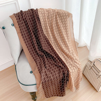 Pashmina de Algodón y Lino Estampada - Chal Abrigador Versátil - Image 34