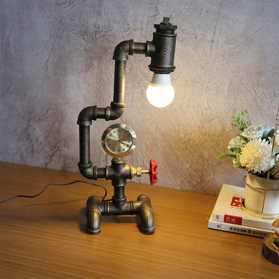 Lámpara Vintage Tubo Industrial LED con Diseño Retro en Hierro Forjado - Image 2