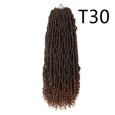 Peluca Rizada Larga Cabello Irregular Africano para Mujer - Image 20