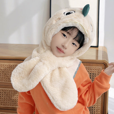 Gorro Infantil con Orejas de Conejo - Bufanda Integrada - Image 22