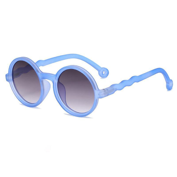 Gafas de Sol Infantiles Redondas con Protección UV y Patillas Flexibles