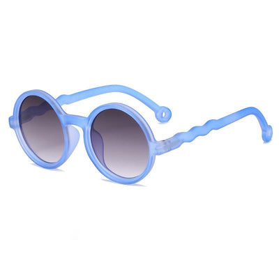 Gafas de Sol Infantiles Redondas con Protección UV y Patillas Flexibles