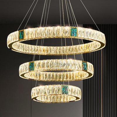 Lámpara de Araña de Cristal Lujo para Sala, Comedor, Dormitorio y Estudio - Image 10