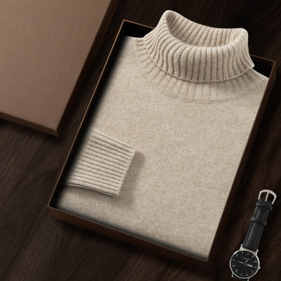 Suéter Básico Holgado con Cuello Alto - Image 10