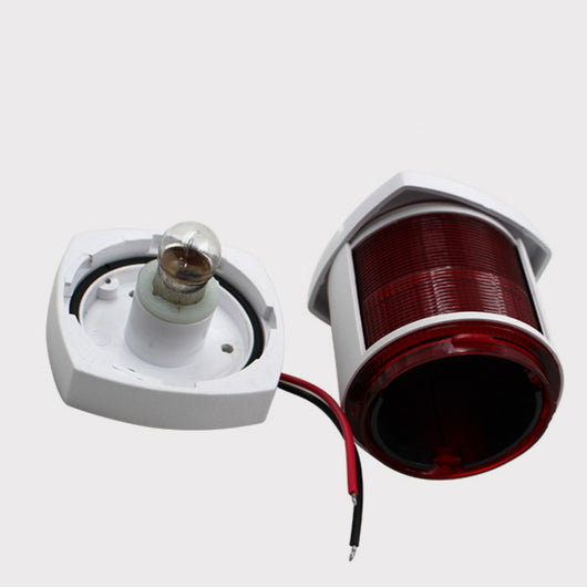 Luces de Navegación Marina 12V 24V - Señales Laterales Izquierda y Derecha con Foco