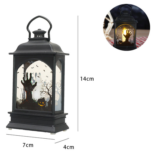 Luz Decorativa Calavera Calabaza - Vela Plana LED - Image 17