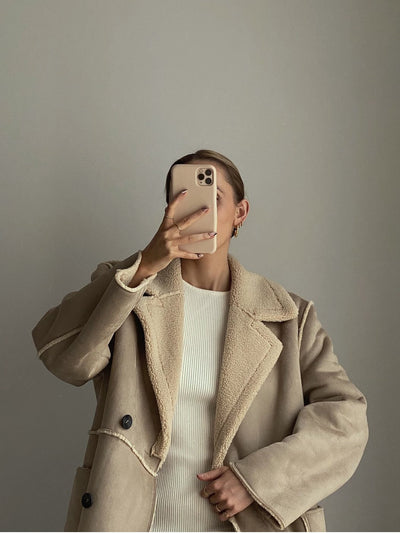 Abrigo de Invierno Estilo Británico Premium para Mujer - Image 3