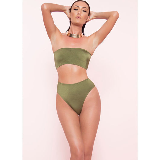Bikini Tubo Dos Piezas con Escote Envolvente - Image 11
