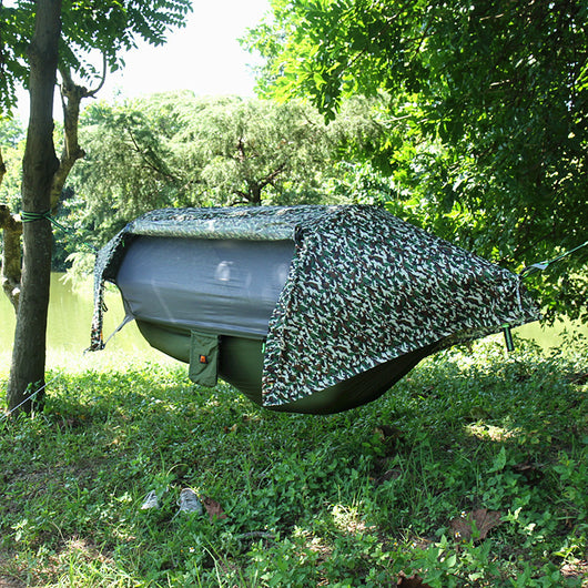 Hamaca de Camping Protegida contra Mosquitos con Red - Image 9