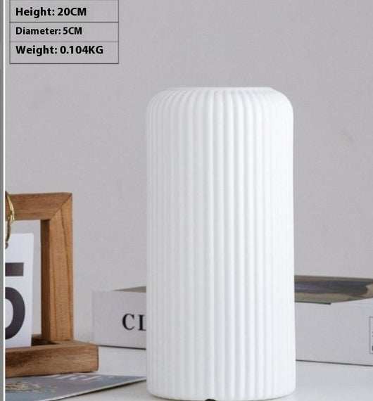 Jarrón Cerámico Minimalista Morandi Boca Ancha para Flores Secas - Image 10