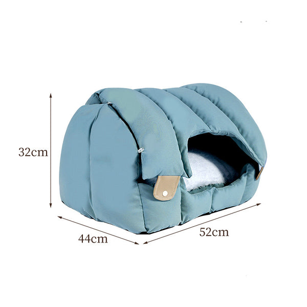 Cama Arqueada Desmontable para Gatos y Perros - Nido Cálido y Envolvente