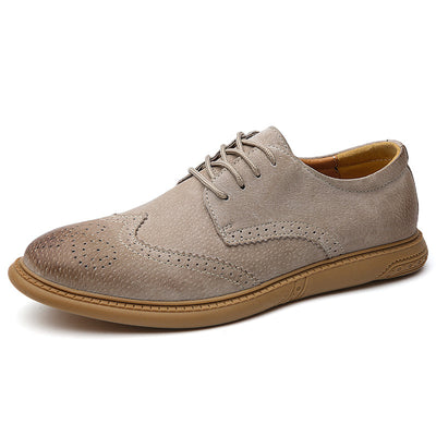 Zapatos Formales de Cuero Genuino para Hombre - Diseño Retro con Cordones - Image 7
