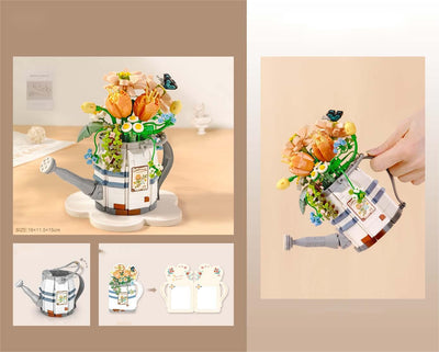 Bloques de Construcción Ramo de Flores - Puzzle Infantil Armable - Image 11