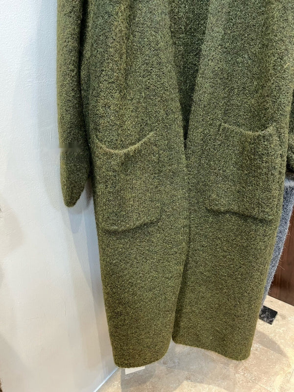 Cardigan Tejido Holgado Cuello V Grande Idle Style