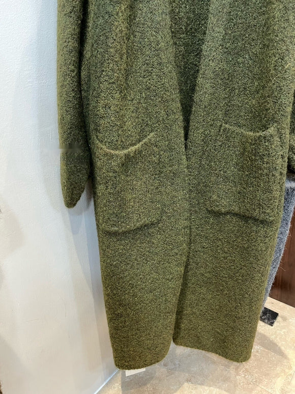 Cardigan Tejido Holgado Cuello V Grande Idle Style