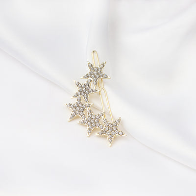 Pasador de Cabello con Strass Alfabeto y Estrella para Flequillo - Image 15