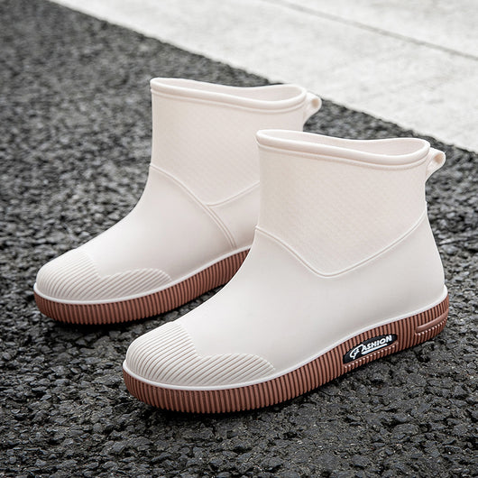Botas Impermeables Cortas para Mujer - Estilo Moderno y Funcional - Image 4