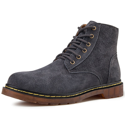 Botas Altas Estilo Británico - Calzado de Trabajo Casual Tallas Grandes - Image 14