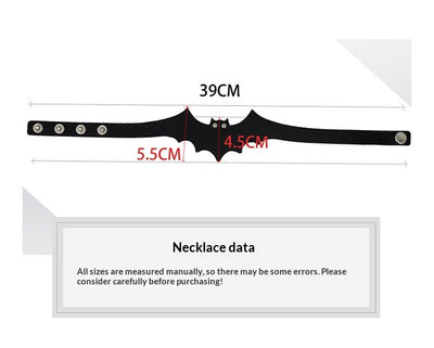 Accesorio Halloween Collar Clavícula en Forma de Murciélago - Image 12