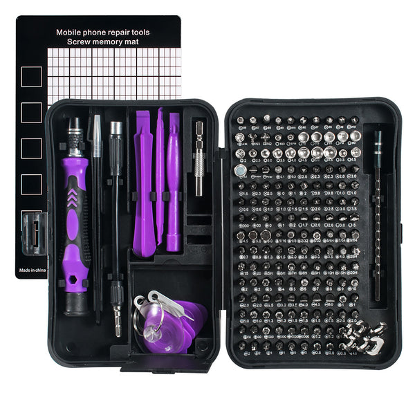 Juego de Destornilladores 170 en 1 Acero CRV Profesional