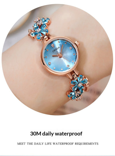 Reloj Pulsera para Mujer con Diamantes Incrustados - Image 15