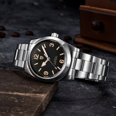 Reloj Mecánico Automático para Hombre en Acero Inoxidable Resistente al Agua Estilo Retro - Image 9
