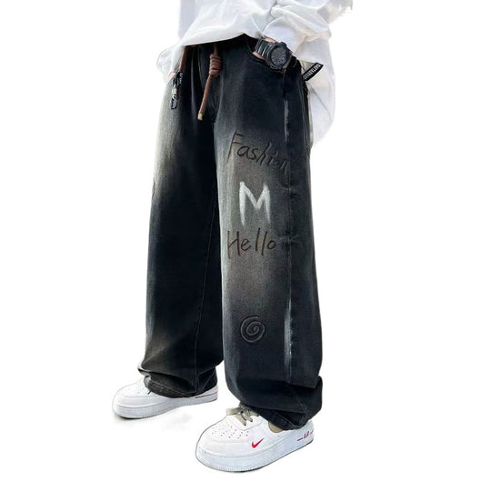 Jeans Infantiles Estilo Coreano para Primavera y Otoño - Image 5