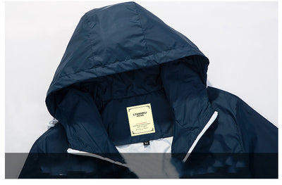 Chamarra Impermeable Unisex Primavera Otoño con Capucha - Image 16