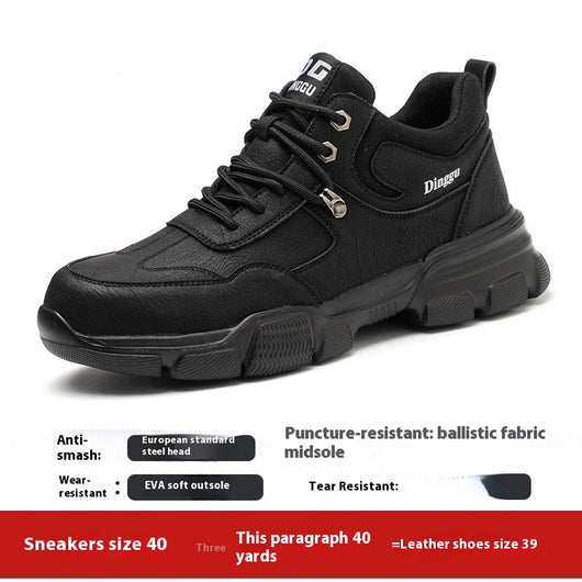 Botas de Seguridad para Hombre con Puntera de Acero - Protección Antigolpes y Antiperforación - Image 6