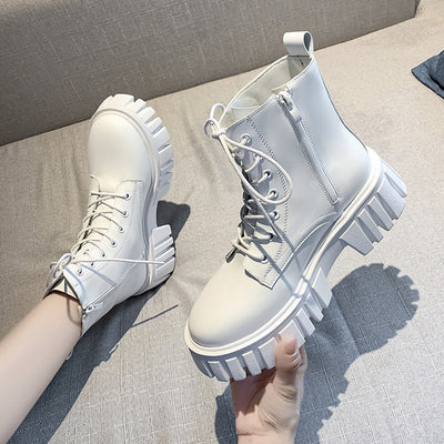 Botas Motociclistas Estilo Británico con Suela Reforzada - Image 12