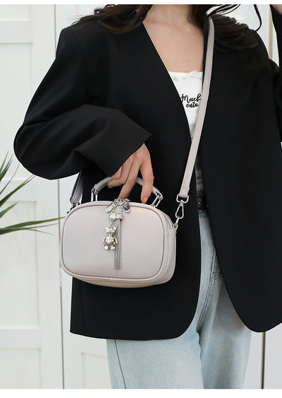 Bolso Cuadrado Pequeño con Costura Decorativa para Mujer - Image 28
