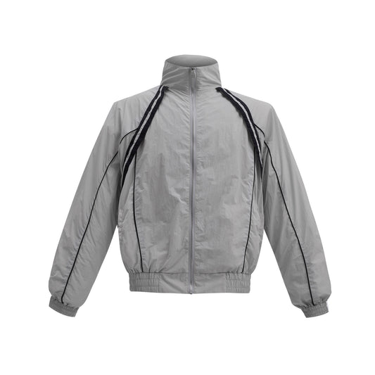 Ropa de Protección Solar con Diseño de Contraste de Líneas - Image 2