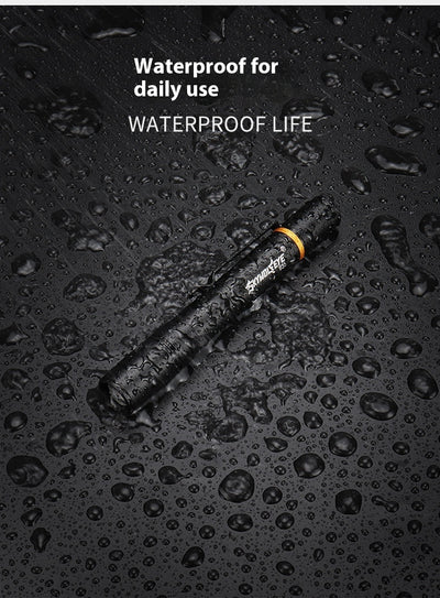 Linterna LED Portátil en Forma de Bolígrafo - Luz Blanca y Amarilla - Image 9