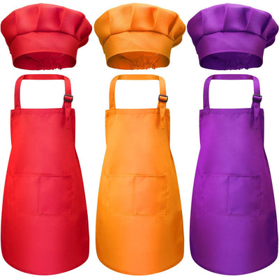 Uniforme de Chef y Delantal para Niños - Traje de Cocinero Infantil Personalizable - Image 9