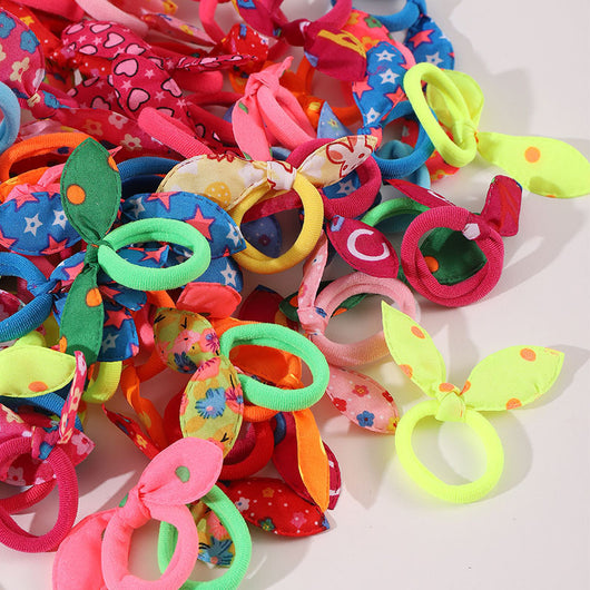 Diadema Elástica Infantil con Orejas de Conejo - Accesorios para el Cabello - Image 7