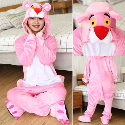 Pijama Integral de Franela con Animales Cartoon - Image 21