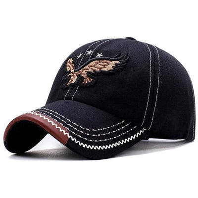 Gorra de Béisbol Retro con Águila Bordada - Image 6