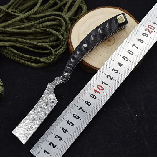 Cuchillo Plegable Damascus para Camping y Aventura Outdoor - Image 2